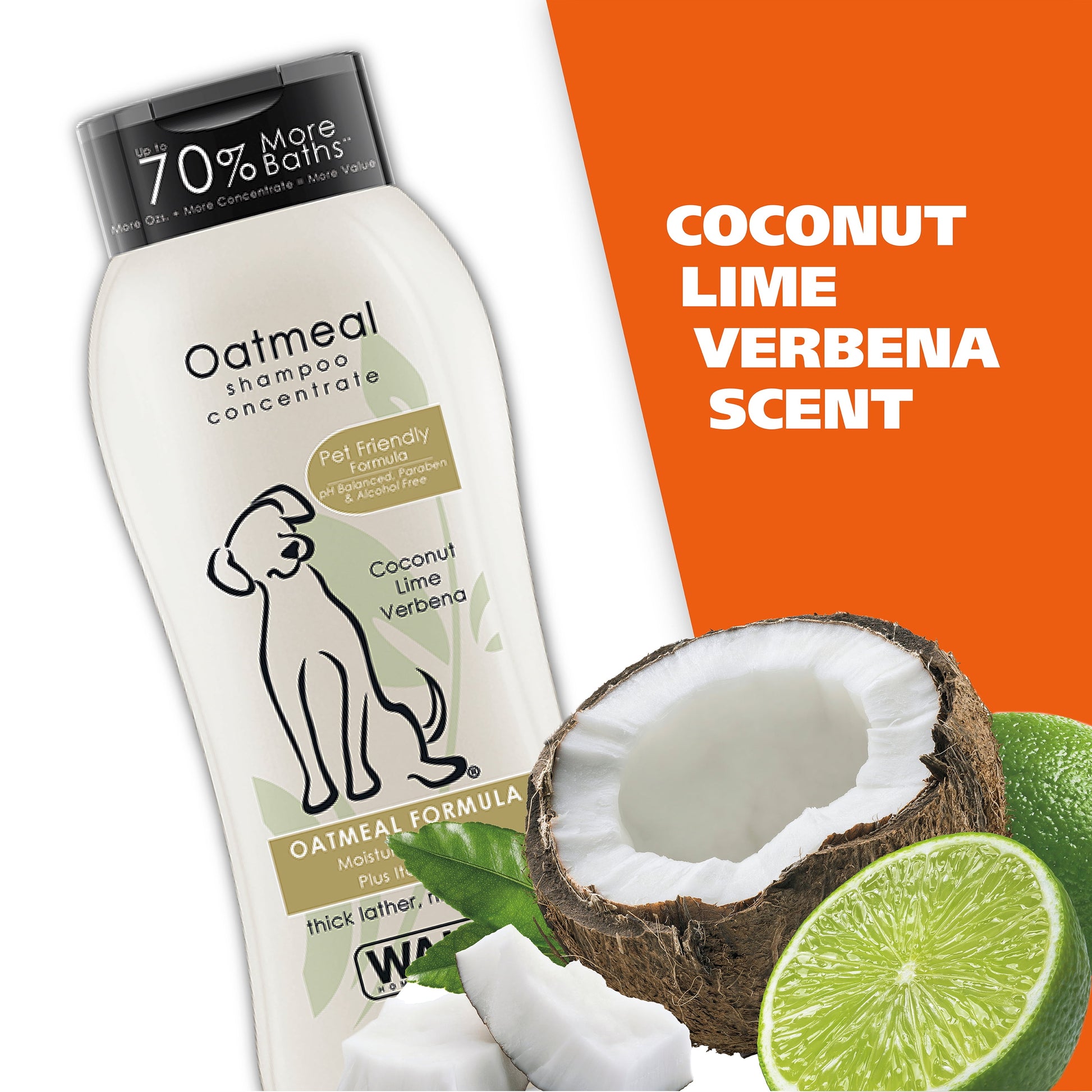 Oatmeal Dog Shampoo Concentrate, Coconut Lim Verbena - Model 820004A